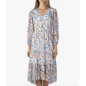 Joie Limited Edition‎ Printed Maxi Dress cottage Artsy Size Medium $268 Retail